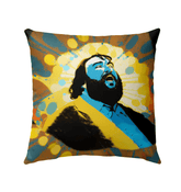 Glam Rock Revival Patio Pillow - Beyond T-shirts